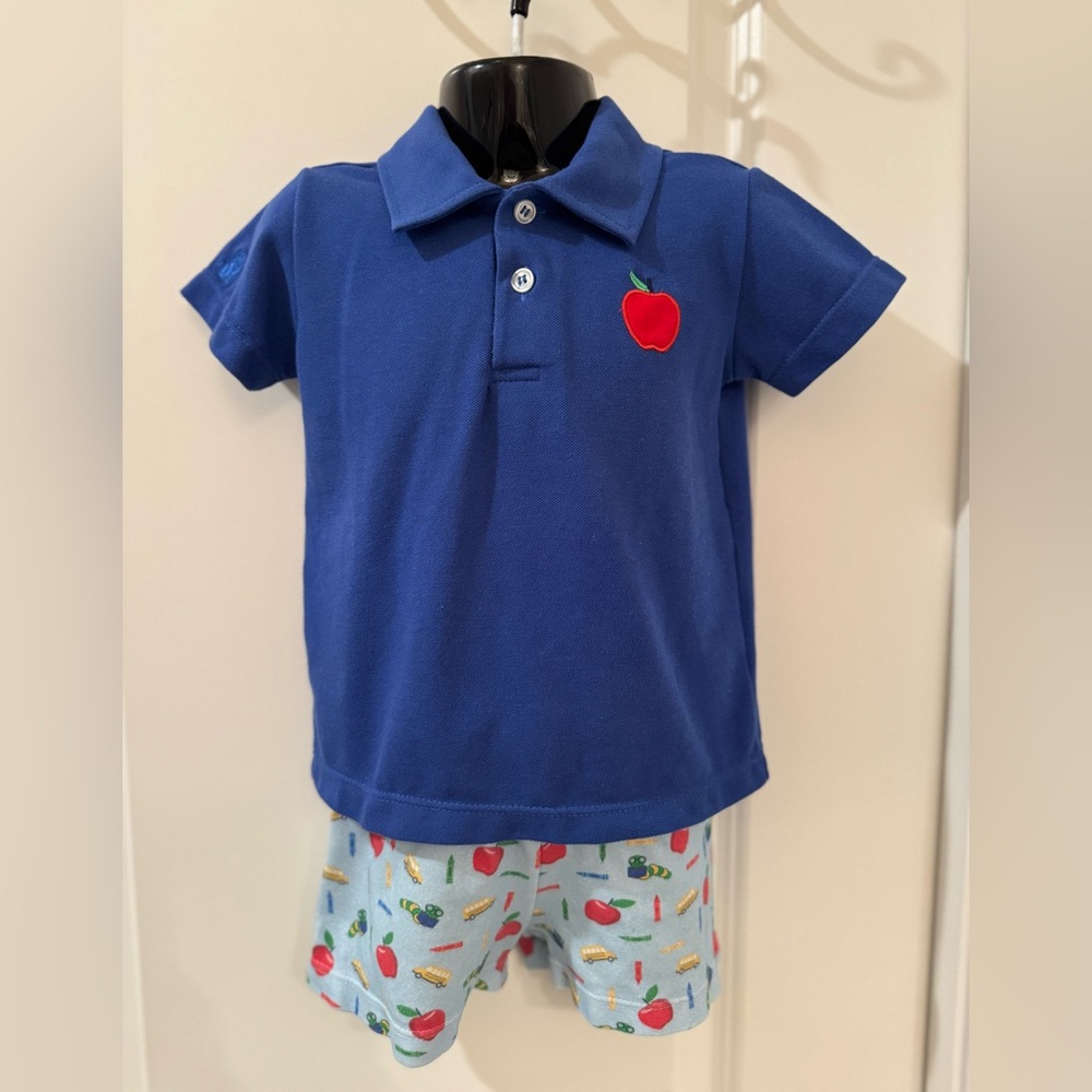 Lullaby Set Apple Polo and Shorts